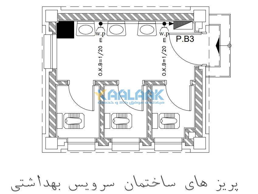 پریزهای ساختمان سرویس بهداشتی