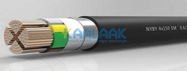 کابل قدرت آرموردار نواری NYBY کابل سازی تک